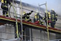 Dachstuhlbrand Koeln Poll Geislarerstr P363